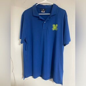 Blue psycho bunny polo size L in mens